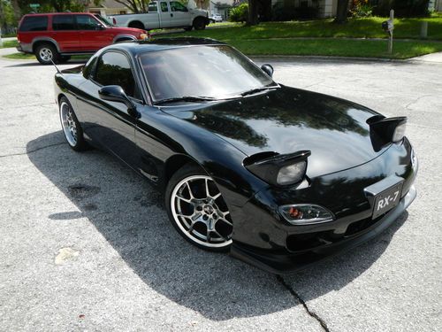 1993 mazda rx7 fd v8 t56 black with tan interior, touch screen no reserve fd3s