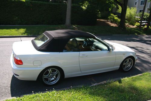 2005 bmw convertible 330ci, alpine white, black top, sand interior, good tires