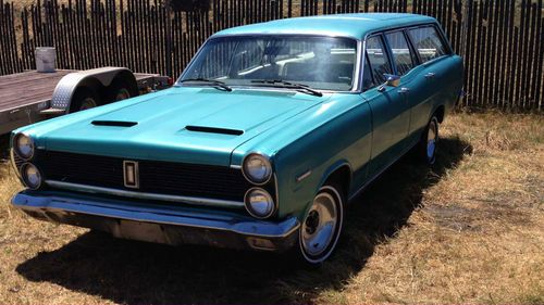 1967 mercury comet voyager 4 door station wagon cyclone hood  very rare