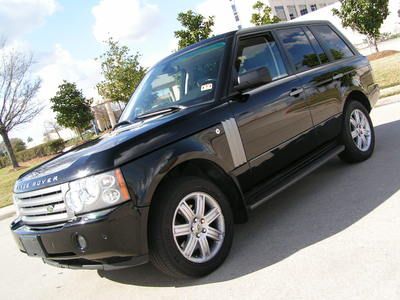 2006 land rover range rover hse carfax certifed tx owned