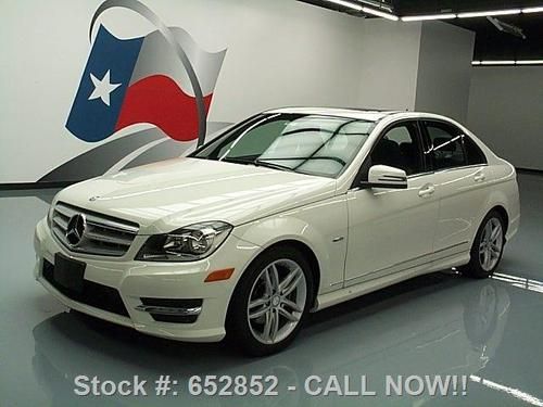 2012 mercedes-benz c250 sport sedan 1.8l sunroof 23k mi texas direct auto