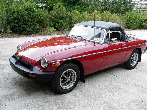 1979 mgb roadster, low mileage, highly original, mint, zeibart rust-free example