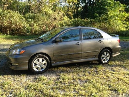 No reserve! beautiful one-owner grey 2007 toyota corolla s ~ 5-speed ~ 147k mi