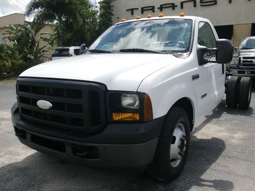 2006 ford f350 2wd cab &amp; chassis turbo diesel automatic dually truck!!!!!!!!