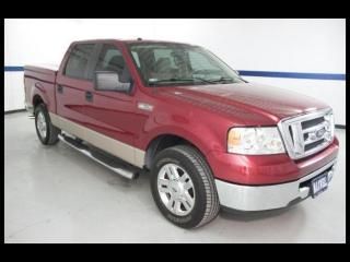 07 ford f150 4x2 crew cab xlt, cloth seats, bed cover, we finance!