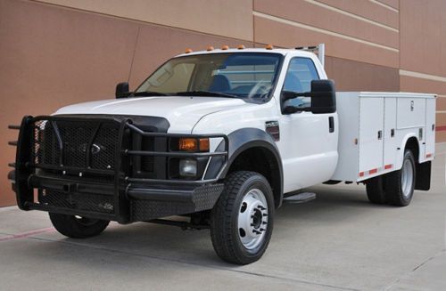 2008 ford f-550 xl 2wd diesel *11-foot service utility bed* f550 fully serviced