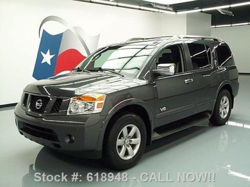 2008 nissan armada se 8-passenger leather rear cam 65k texas direct auto