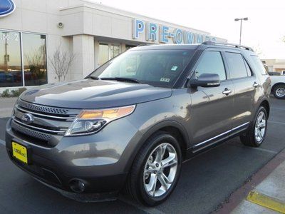 2013 ford explorer limited 3.5l 3rd row leather back up camera remote start