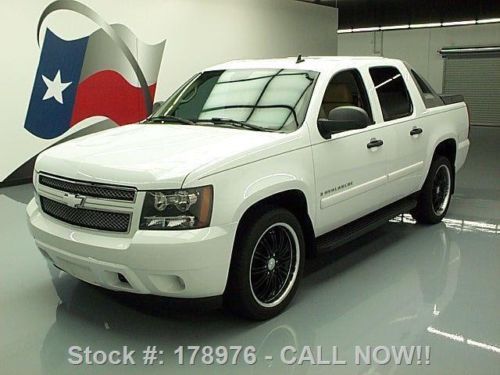 2007 chevy avalanche 4x4 5.3l v8 leather 22&#034; wheels 58k texas direct auto