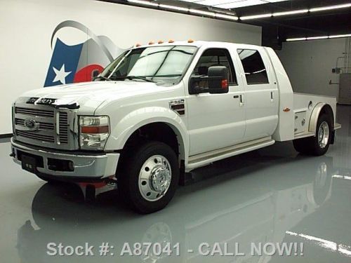 2008 ford f550 lariat crew diesel dually hauler tow 49k texas direct auto