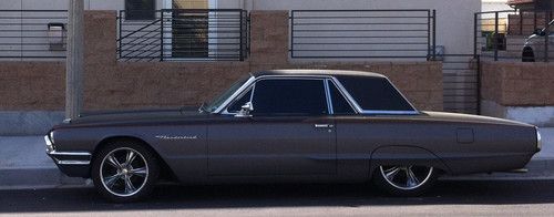 1964 ford thunderbird matte black/gray straight body head turner 18" rims