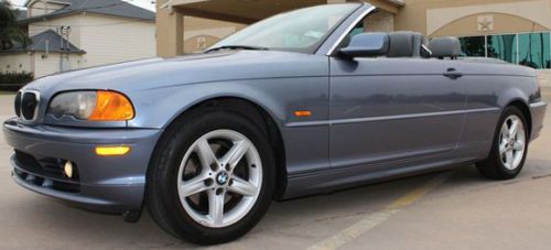 2002 bmw 325ci convertible blue w/ gray interior all original runs drives great!