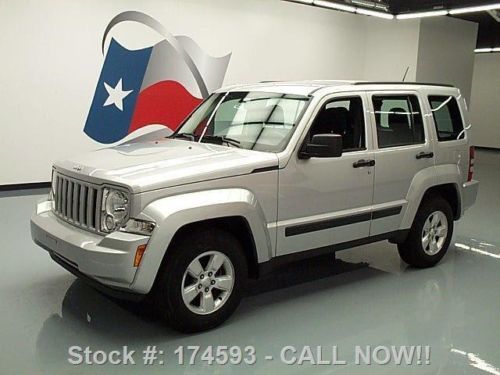 2012 jeep liberty sport 3.7l v6 alloys one owner 36k mi texas direct auto
