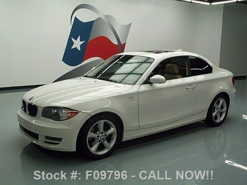 2008 bmw 128i automatic sunroof nav leather only 49k mi texas direct auto