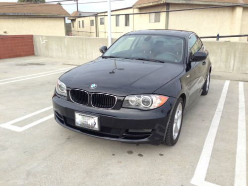 2011 bmw 128i coupe black sapphire, navigation, leather, keyless entry, hid