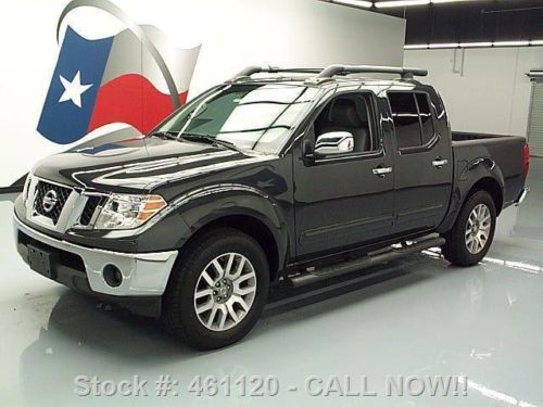 2012 nissan frontier sl crew htd leather side steps 8k! texas direct auto