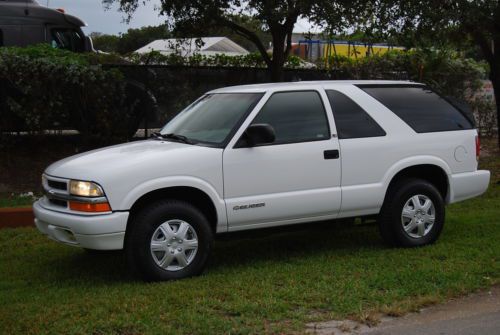 2003 chevy blazer ls 4x4 4wd 1 owner florida title extra low miles 40k