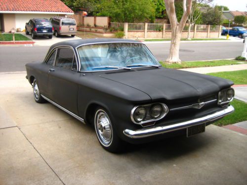 1963 corvair, coupe, 4 speed manual trans.