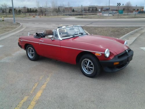 *** no reserve *** 1978 mgb convertible with overdrive