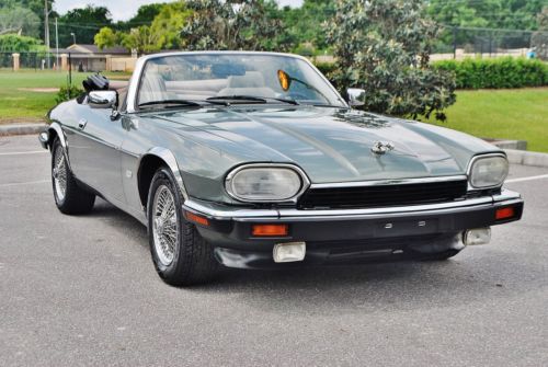 Simply stunning 27 mpg 1993 jaguar xjs convertible 6 cly loaded no reserve sweet