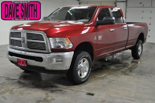 2012 new red dodge big horn crew 4wd diesel uconnect pwr adj pedals cloth auto!!