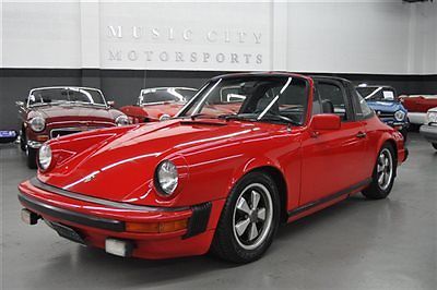 Exceptional 911s targa with extensive service history complete engine rebuild