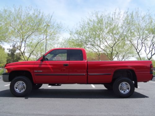 1998 dodge ram 2500 club cab long bed 4x4 12 valve cummins diesel 97k actual