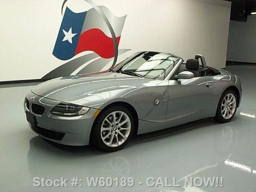 2007 bmw z4 3.0i convertible 6-spd soft top only 29k mi texas direct auto