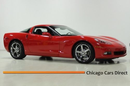 09 corvette c6 coupe one owner only 7k miles z51 6-speed chrome wheels xenon ls3