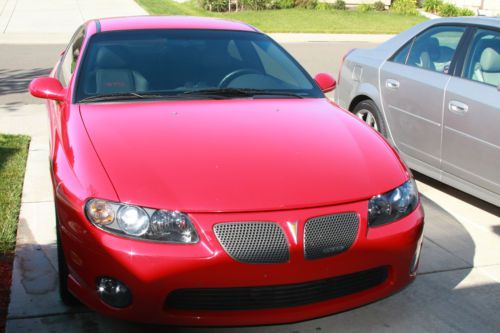 2004 pontiac gto coupe pulse red supercharged manual trans