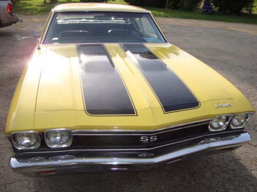 1968 chevy chevelle ss daytona yellow