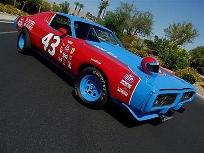 1973 dodge charger richard petty #43 nascar &#034;the king&#034; tribute no reserve!