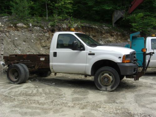 2001 ford f-450 4x4 113k v-10 gas central hydraulics dump body sub frame