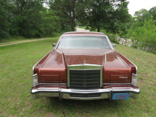 1978 lincoln continental town car williamsburg limited edition