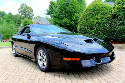 Awesome ws6 rare trans am triple black convetible showroom condition very fast