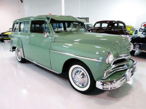 1950 plymouth 2dr suburban wagon - beautifully restored - very rare find! wow!