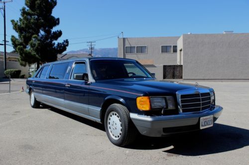 1988 mercedes-benz 560 sel limousine  - 2 private owners since new! mbz limo