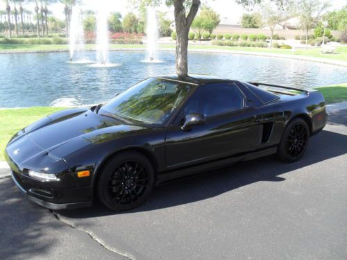 1991 acura nsx black on black 2 owners clean carfax automatic 17&#034;18&#034; rims stock