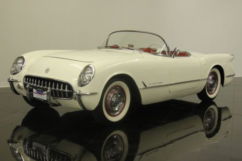 1954 chevrolet corvette roadster restored numbers matching 235ci 6 cly automatic
