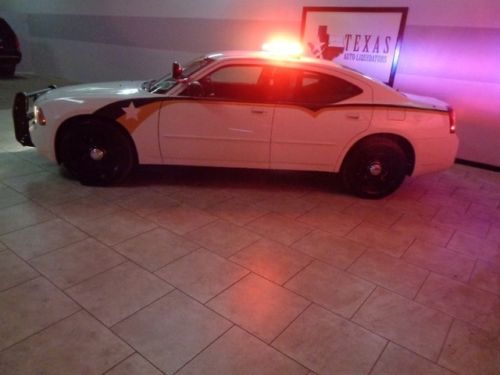 08 charger ex police cruiser fully functioning whelen pursuit pkg cage radar