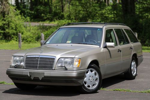 1995 mercedes benz e320 wagon 3rd row seat serviced clean rare carfax