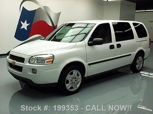 2008 chevy uplander partition custom shelving only 69k texas direct auto