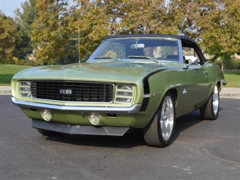 1969 chevrolet camaro convertible resto mod ls1 cr