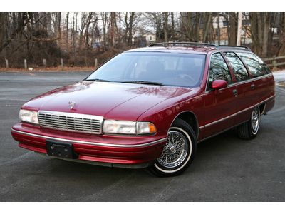 1994 chevrolet caprice classic one owner wagon 3r row serviced v8 loaded rare