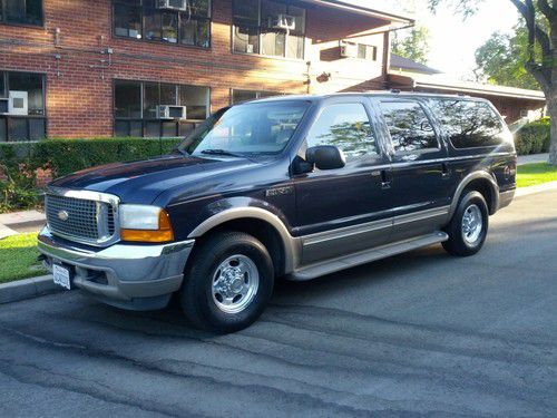 2001 ford excursion 2wd limited 7.3l diesel - 155k miles - leather