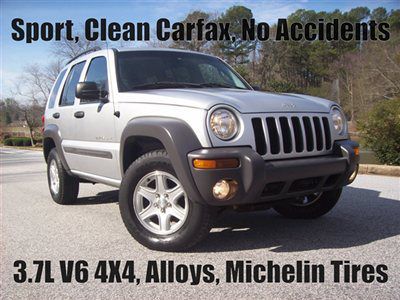 3.7l v6 automatic sport 4x4 michelin tires alloy rims clean carfax no accidents
