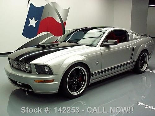2009 ford mustang mach 1 glass back leather 20" wheels! texas direct auto