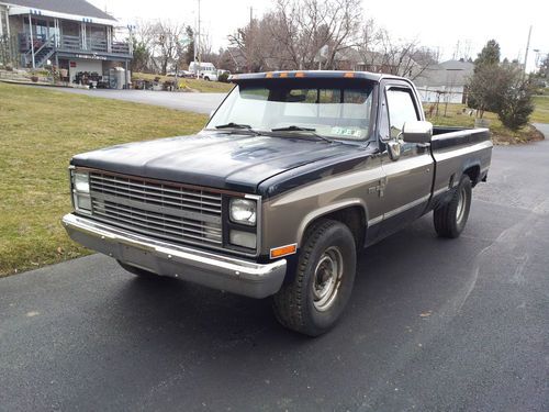 1984 chevy chevrolet pickup c20 3/4 ton 2wd 350 at fast holley headers