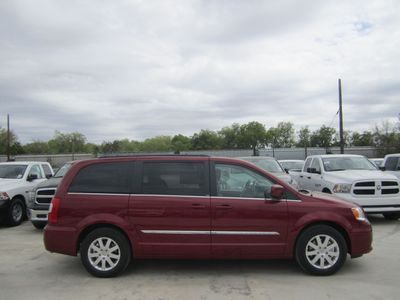 Brand new sleek deep red 2013 chrysler town &amp; country touring