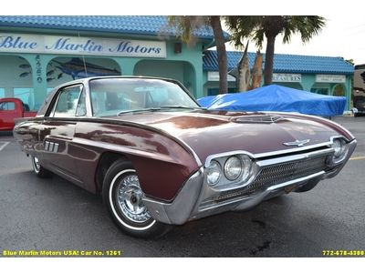 Classic 1963 ford thunderbird 390ci automatic a/c heater unrestored